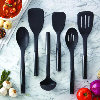 Kitchenaid Univ 6Pc Tool Kitchen Gadjets, Black - Yahoo Shopping