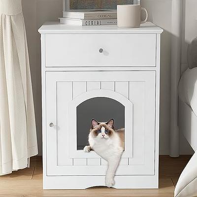  RunLexi Cat Litter Box Enclosure Furniture, Hidden