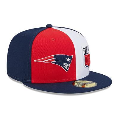 Men's New Era Cream/Navy NFL 2022 Sideline 39THIRTY 2-Tone Flex Hat