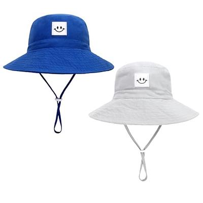 JANGANNSA Summer Baby Boys Hat Sun Protect Bucket Hat for Girls Wide Brim  Cotton Beach Cap 0-2 Years : : Clothing, Shoes & Accessories