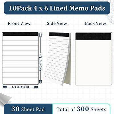 Note Pads 4x6 In Lined Writing Notepad for Office Supplies College Ruled To  Do List Notepads Grocery List Note Pad Writing Pads for Work Office Memo