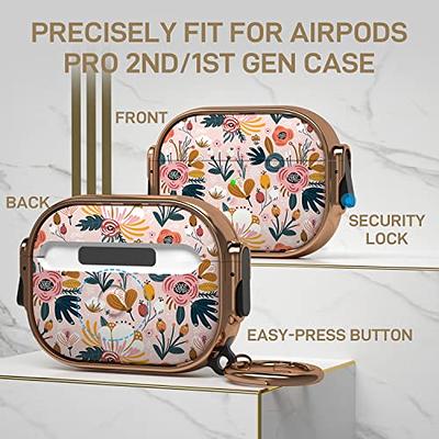 Lopnord Case for Airpod Pro Case Cover with Lock, Compatible for Airpods  Pro 2nd Generation/1st Generation Case (2023/2022/2019), Shockproof Cover  for