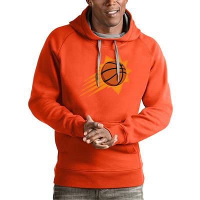 Men's Antigua Charcoal Phoenix Suns Fortune Big & Tall Quarter-Zip Pullover  Jacket