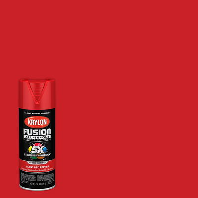 Krylon K02732007 Fusion Spray Paint Satin Black 12 Ounce