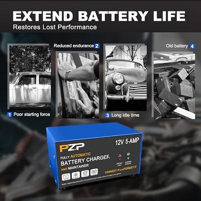 PZ.P 12V 5AMP Battery Charger Smart Marine and India