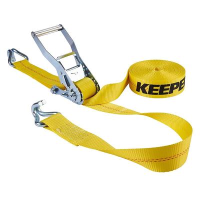 4 in. x 27 ft. Ratcheting Cargo Strap with Flat Hook