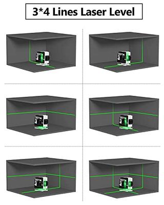 Laser Level, SHAWTY Bright Green Beam Cross Line with Self Leveling, Laser  Level Line Tool with Vertical and Horizontal Line, 360° Magnetic Pivoting