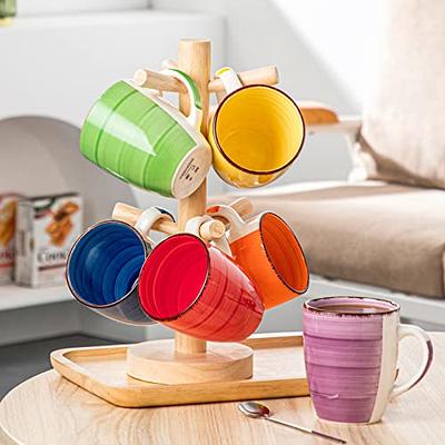 Colorful Coffee Mugs - Set of 6