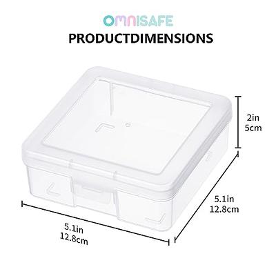 Small Plastic Box, Stackable Mini Plastic Storage Box with Lid, Clear  Plastic Organizer Container for Small Crafts Items - 8 Pack