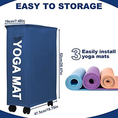 Mythinglogic Yoga Mat Storage Racks,Home Gym Storage Rack for
