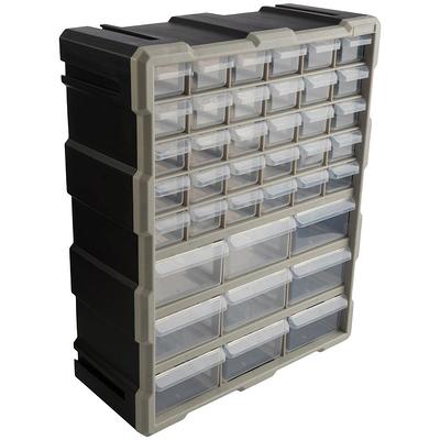 The Container Store 3-Drawer Shimo Small Stacking Organizer - Translucent - 7-5/8 x 10-3/8 x 10-3/8 H - Each