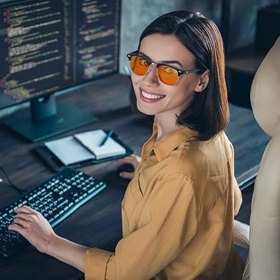 Blue Light Blocking Glasses for Women & Men - Computer Gaming