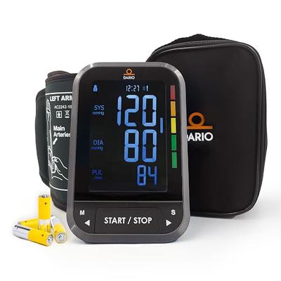 Wrist Blood Pressure Monitors Digital Blood Pressure Machine for Home Use  with Voice LED Backlit Adj