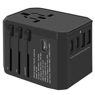 UK Travel Plug Adapter, OFOAEEA US to UK Plug Adapter,Travel Essentials for  USA to Dubai Scotland British London England Hong Kong Irish More,Type G