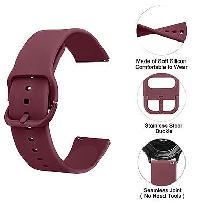 20mm Smart Watch Strap For Garmin Vivoactive 3 Venu 2 plus SQ Vivomove HR  Silicone Band