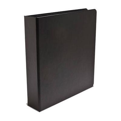 Pioneer T12JF-BK 12-Inch by 12-Inch Sewn Leatherette 3-Ring Binder, Black