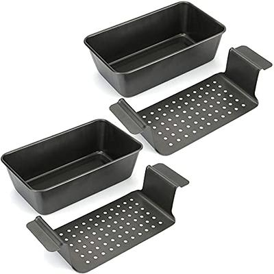 Metal Bakeware Oven Baking Pans Lot of 2 Bread & Loaf Meatloaf Non