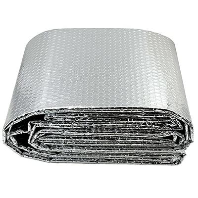 48in.Double Reflective Radiant Barrier Insulation Aluminum Foil Roll,Silver