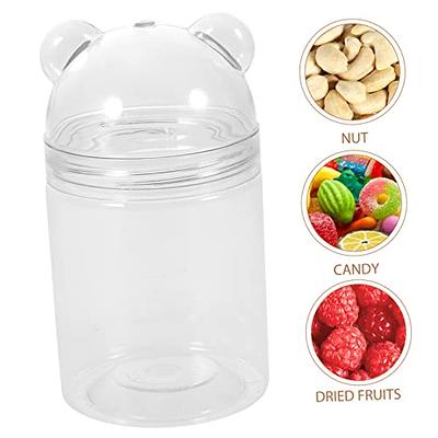 New 6 Pcs Plastic Food Storage Jars Containers Cookie Jar with