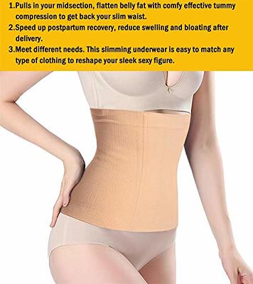 Waist Shapewear Cincher Body Shaper Corset Postpartum Belly Band Wrap C  Section Tummy Control Binder Girdle for Women