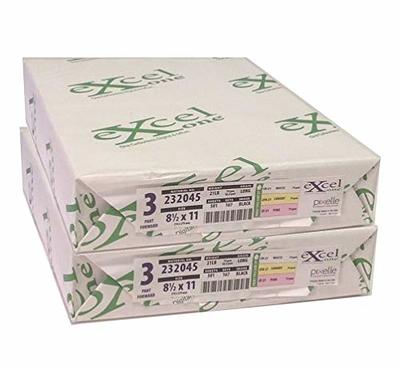 3 Part Collated White/Canary/Pink Laser Invoice Printer Paper