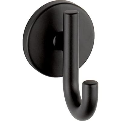 Delta Trinsic Matte Black Wall Mount Single Post Toilet Paper Holder in the Toilet  Paper Holders department at