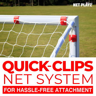 Goplus Soccer Goal, 12FT x 6FT x 4FT Soccer Net with Strong UPVC