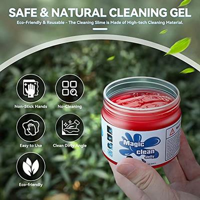 2023 Universal Home/Office Keyboard/Interior Car Air Vent Auto Detailing  Car Slime Cleaner Dust Cleaning Removal Gel Putty Jelly, Red