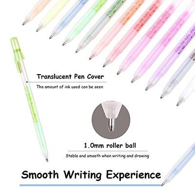 Dacono 3D Jelly Gel Ink Pens, 12 Colored Gel Pen Set, Jelly Ink