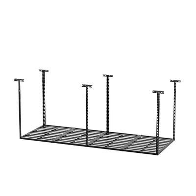 Overhead Ceiling Mounted Storage Rack 4x4 Ft Heavy-duty Garage Organizer  250 lbs