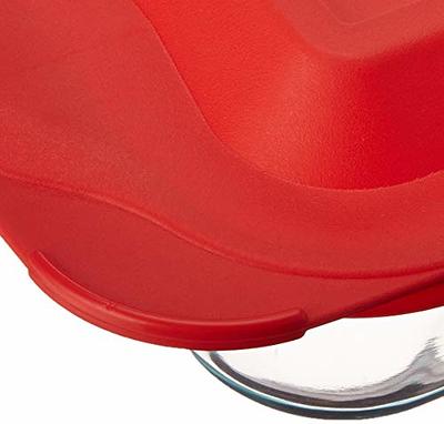 Pyrex Get Dinner Away Large Handle 8 x 8 Square Dish. Making it Easy to  Monitor Casserole Cooking and Brownie Baking from a, 4, Red 8