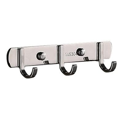 Coat Hooks Wall Mounted SUS304 Stainless Steel Door Hooks for Hanging  Towels Wall Hooks Matte Black for Bathroom Kitchen