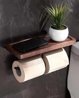 Wooden Toilet Roll Stand, Bathroom Toilet Paper, Washroom Storage