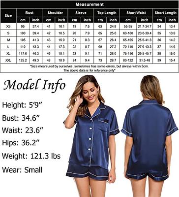 SWOMOG Pajamas Set Short Sleeve Sleepwear Womens Button Down Nightwear Soft  Pj Lounge Sets Black : : Clothing, Shoes & Accessories