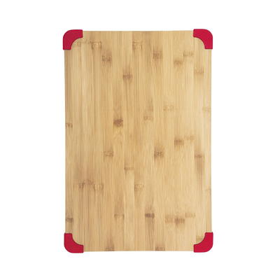 Farberware 12X18 inch Thick Bamboo Wood Cutting Board with Non