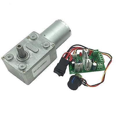 BRINGSMART JGY-370 12V 10rpm DC Worm Gear Motor With Speed