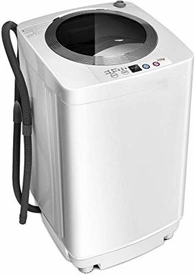 Costway Twin Tub Portable Washing Machine with Timer Control and Drain Pump  for Apartment-Gray - Yahoo Shopping