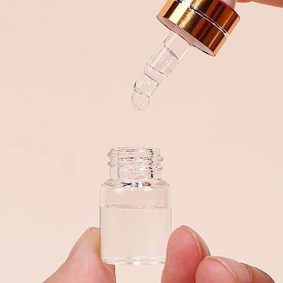 FRCOLOR 2pcs Perfume Bottle Glass Container Makeup Containers Travel  Containers for Liquids Portable Spray Bottle Beauty Bottle Amber Dropper  Bottles