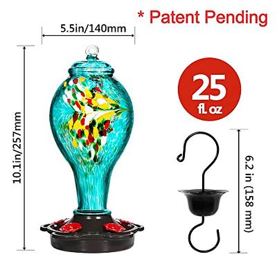 Patent 2 in1 Hummingbird Feeder for outdoor hanging and window suction