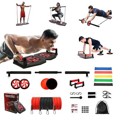 Portable Home Gym Workout Equipment with 16 Exercise Accessories