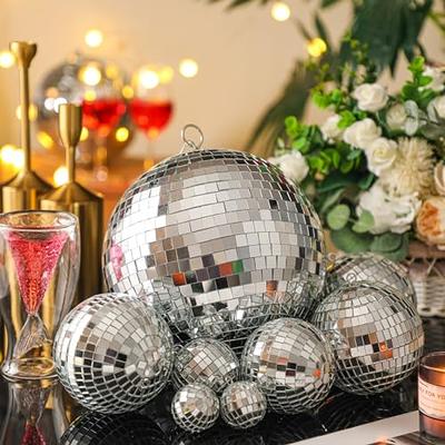 Mini Disco Balls Decoration - Mirror Disco Party Decorations Sturdy  Lightweight Christmas Balls Easy to Hang Suitable for Disco,Themed  Party,Stage Decoration,Christmas Tree Toppers Decoration (12) - Yahoo  Shopping