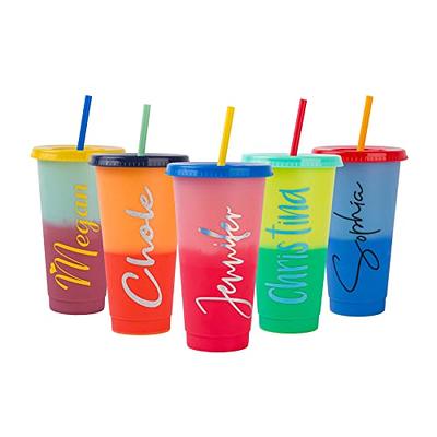 Valentine's Day Color Changing Tumbler  Personalized 16 Oz. Heart Cup with  Lid & Straw Drinkware Gift For Friend, Classmate - Yahoo Shopping