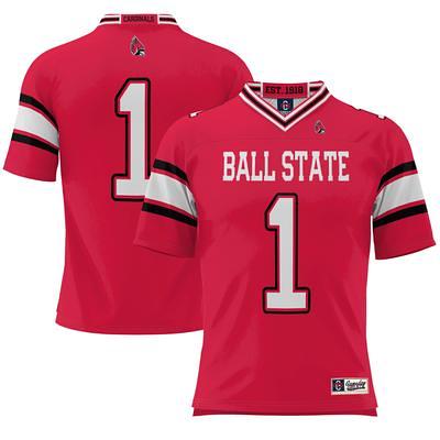 Youth ProSphere White Ball State Cardinals NIL Pick-A-Player Football Jersey