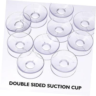 Nuolux 10pcs 30mm Double Sided Suction Cups Sucker Pads for Glass Plastic