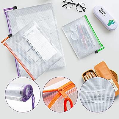 24 Pack Mesh Zipper Pouch, Waterproof Document Zippered Bag, 8 Sizes  Plastic Document Pouch, 8 Colors, Multi-Purpose Storage Organizer Bag for  School Office - Yahoo Shopping