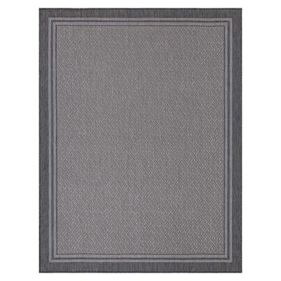 Ottomanson Lifesaver Collection Waterproof Non-Slip Rubberback Solid 3x9  Indoor/Outdoor Runner Rug, 2 ft. 7 in. x 9 ft., Gray - Yahoo Shopping