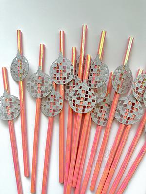 Mini Disco Balls Disco Ball Straws Last Disco Bachelorette 