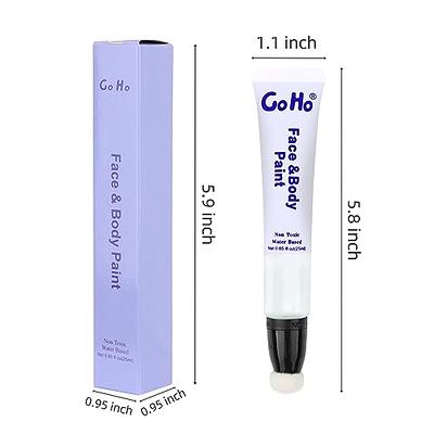 Go Ho Makeup Clown White Cream-Blendable Stick - White Eye Black Stick,Face  Body Paint Professional SFX Makeup,Safe Facepaint&Lip Smacking White