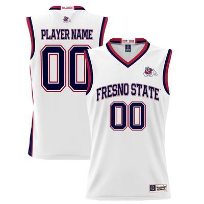 Unisex ProSphere White Fresno State Bulldogs NIL Pick-A-Player Baseball  Jersey