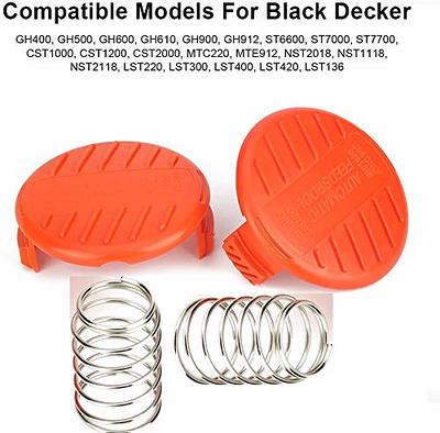 String Trimmer Spools Compatible with Black and Decker AF-100 Autofeed Weed  Eater Spools, Replacement Spool Weed Eater Spools Refills Line GH600 GH900